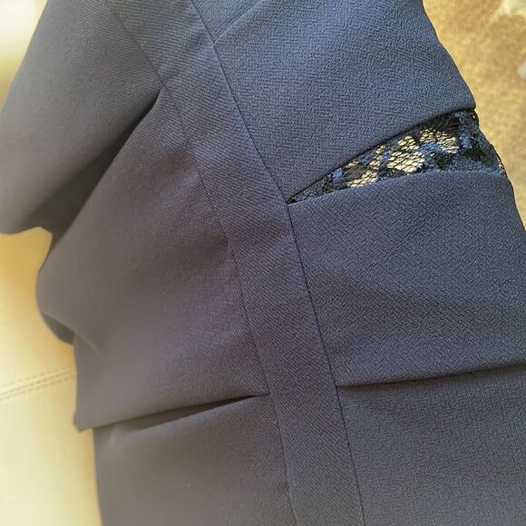 BCBGeneration Navy Lace Mini Dress - Picture 5 of 10